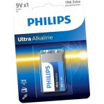 Philips Ultra Alkaline 9V 1ks 6LR61E1B/10 – Zboží Živě