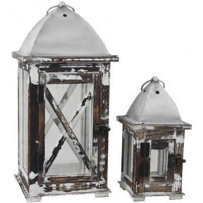 Dřevěná lucerna, S/2 D7085 – Zbozi.Blesk.cz