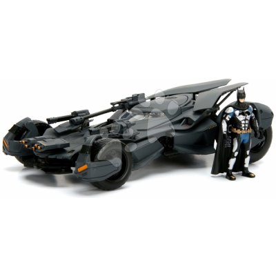 Dickie Toys Batman Justice League Batmobile odlévané autíčko s otevíracími dveřmi včetně figurky Batmana 253215000 1:24