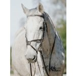 RIDING WORLD Uzdečka Muserolle Croisée Černá – Zboží Dáma