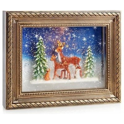 Markslöjd 705555 LED Vánoční dekorace REINHARD LED 0,06W 4xAA teplá bílá bronz ML1495 – Hledejceny.cz