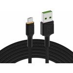 Green Cell KABGC04 USB-A - microUSB, 120cm, žlutý – Zbozi.Blesk.cz