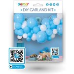 Gemar Balónková girlanda pastel modro-bílá – Zboží Dáma