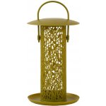 Esschert Design Krmítko pro ptáčky Chiffchaff závěsné na oříšky s podnoží 14 x 14 x 27 cm zelené – Hledejceny.cz