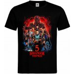 Tričko Stranger Things Sezóna 5 Černá – Zboží Mobilmania