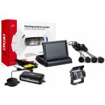 AMiO Sada asistentů parkování 4 senzory černé TFT02 4,3 `s kamerou night vision CAM-501-IR | Zboží Auto
