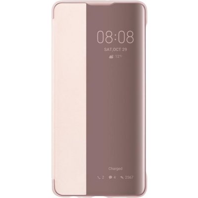 Huawei Originální S-View Pouzdro PINK růžová barva pro Huawei P30 (EU Blister) – Zboží Živě