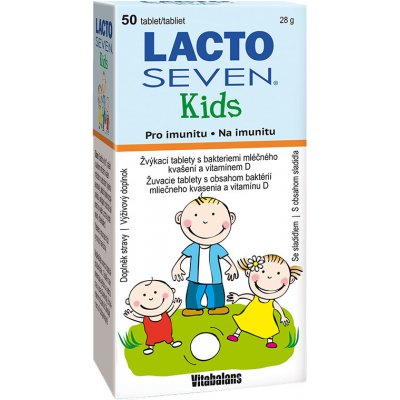 Vitabalans LactoSeven Kids 50 tablet