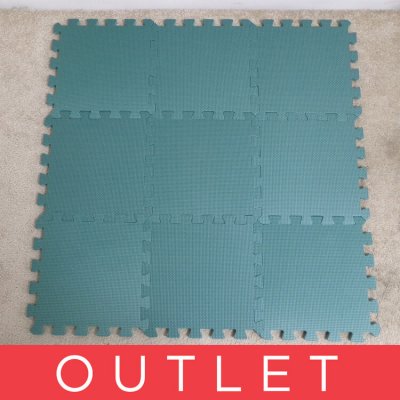 Baby dan Baby Dan hrací podložka puzzle Dusty Green 90x90cm 9Ks – Zboží Dáma