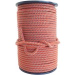 Lano pletené bez jádra PPV 8 mm, 100 m, oranžovo-šedé, ENPRO – Hledejceny.cz