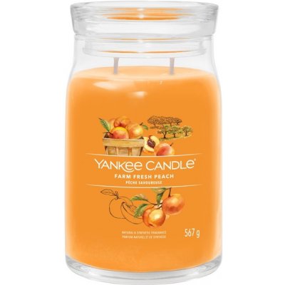 Yankee Candle Signature Farm Fresh Peach 567 g – Zbozi.Blesk.cz