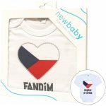 New Baby Body s potiskem Fandím s tátou červená – Zboží Dáma