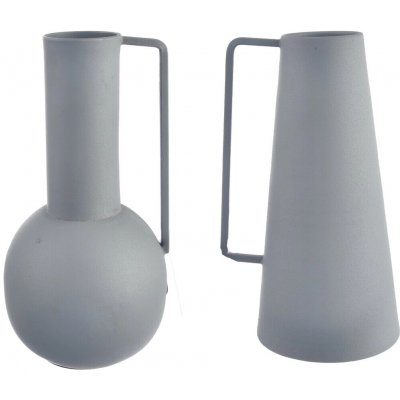 Váza plech šedá 21 cm 2ASS – Hledejceny.cz
