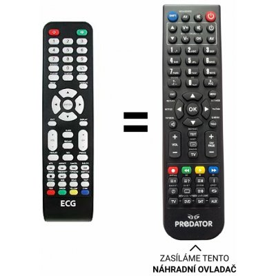Dálkový ovladač Predátor Orava LT-827 LED E93B – Zboží Živě