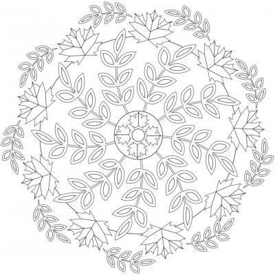 Radost v písku Šablona na pískování podzimní mandala 59 300 x 300 mm – Zboží Dáma