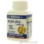 MedPharma Rybí olej 1000 mg + EPA + DHA 37 kapslí – Hledejceny.cz