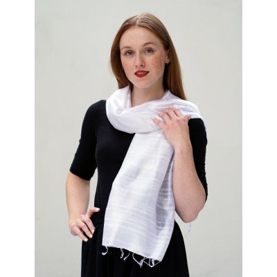 Šála bílá – Zboží Mobilmania