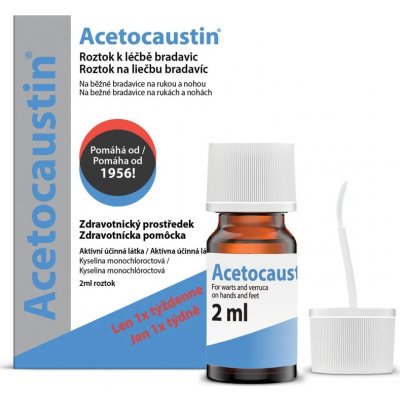Acetocaustin roztok k léčbě bradavic 2 ml – Zboží Mobilmania