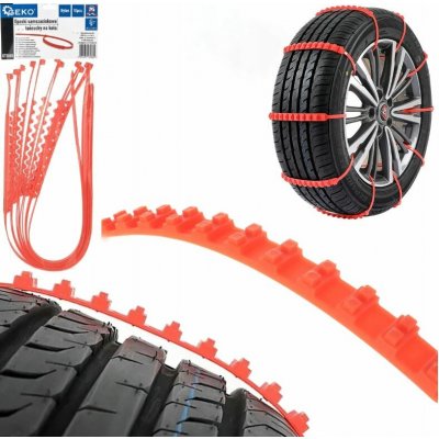 Protiskluzové samosvorné pásky - řetězy na kola - sada 10ks (40) G73865 | Zboží Auto