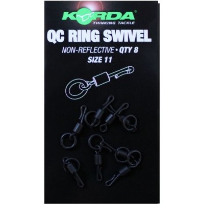 Korda Obratlíky Kwik Change Ring Swivel vel.11 8ks – Hledejceny.cz