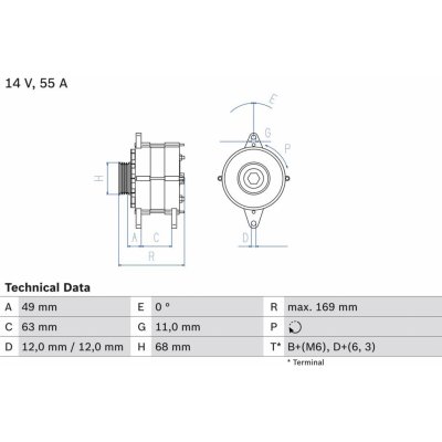 generátor BOSCH 0 986 030 970 0 986 030 970 – Zbozi.Blesk.cz