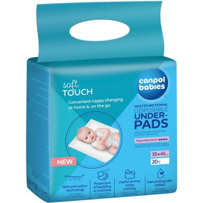 Canpol babies Hygienické podložky 33x45cm 20 ks – Zboží Mobilmania