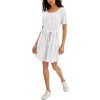 Dámské šaty Tommy Hilfiger Tiered dámské letní šaty bílé