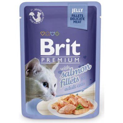 Samohýl Premium Cat Delicate Fillets in Jelly with Salmon 85 g – Zboží Mobilmania