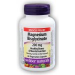Webber Naturals Magnesium Bisglycinate 200 mg 60 kapslí – Hledejceny.cz