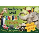 Nádherný svět zvířat s puzzle – Hledejceny.cz