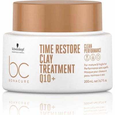 Schwarzkopf BC Bonacure Time Restore jílová maska pro zralé vlasy 200 ml – Sleviste.cz