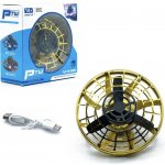 Házející a létající PTW spinner s LED osvětlením modrý – Zboží Mobilmania