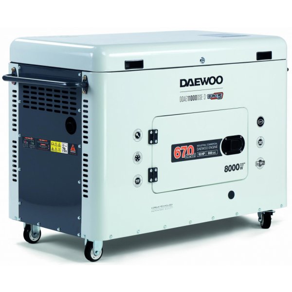 Elektrocentrála DAEWOO DDAE 11000DSE 3