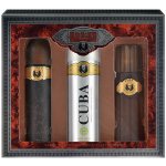 Cuba Gold EDT 100 ml + EDT 35 ml + deospray 200 ml + voda po holení 100 ml dárková sada – Sleviste.cz