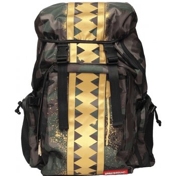 Sprayground batoh Top Gear Vsm Gold Stencil Camo Shark B1367