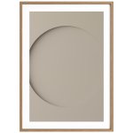 Idealform Poster no. 5 Round composition Barva: Smokey taupe, Velikost: 300x400 mm – Zboží Mobilmania