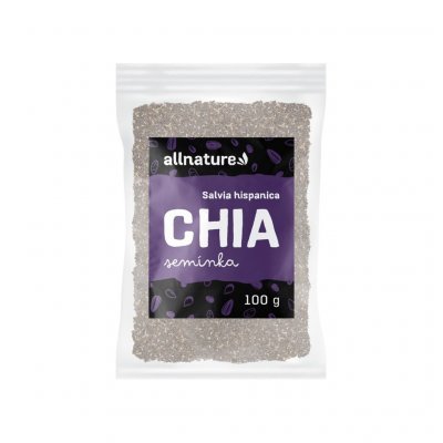 Allnature Chia semínka 100 g – Zbozi.Blesk.cz