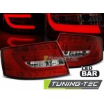 ZADNÍ SVĚTLA, LAMPY AUDI A6, C6, 2004-2008, SEDAN, LED BAR ČERVENÉ ČIRÉ, 7PIN – Hledejceny.cz