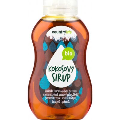 Country Life Sirup kokosový BIO 250 ml