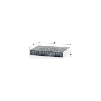 Filtr, vzduch v interiéru MANN-FILTER CUK 27 009 – Hledejceny.cz