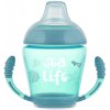 Dětská láhev a učící hrnek Canpol babies nevylévací hrníček se silikonovým ventilem sea life 56/501 grey 230 ml