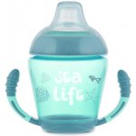 Canpol babies nevylévací hrníček se silikonovým ventilem sea life 56/501 grey 230 ml – Zbozi.Blesk.cz