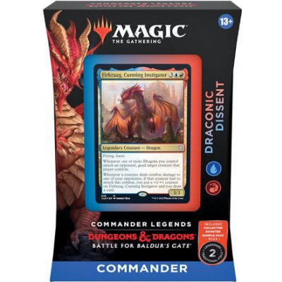 Wizards of the Coast Magic The Gathering: Commander Legends Battle for Baldur´s Gate Commander Draconic Dissent – Zboží Mobilmania