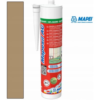 MAPEI Mapesil AC 188 sanitární silikon sušenková 310 ml – Sleviste.cz