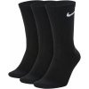 Nike 3 Pack Everyday Lightweight Crew Socks Black
