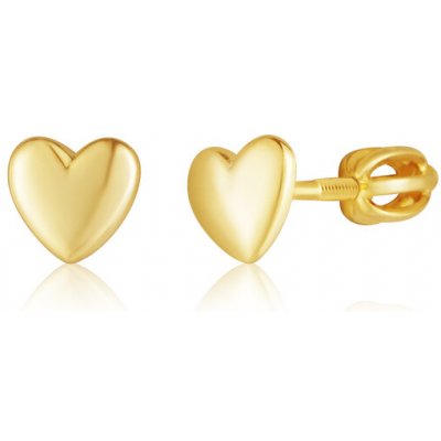 JVD Dámské stříbrné pozlacené peckové náušnice na šroubek SVLE3447XH2GOSR – Zboží Dáma