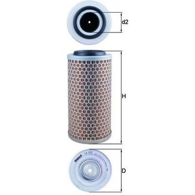 Vzduchový filtr MAHLE LX 272 – Hledejceny.cz