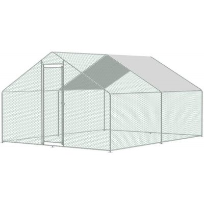 Strend Pro Venkovní výběh pro drůbež voliéra klec se střechou 3 x 4 x 2 m – Sleviste.cz