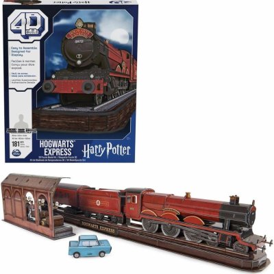 4D BUILD 3D Puzzle Harry Potter: Bradavický Expres 181 ks – Zboží Mobilmania
