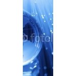 WEBLUX 10780575 Samolepka na lednici fólie Earth fiber optics Optická vlákna ze země rozměry 80 x 200 cm – Sleviste.cz